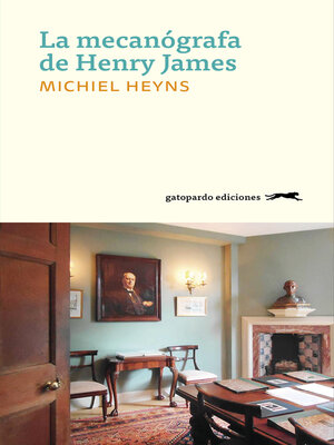 cover image of La mecanógrafa de Henry James